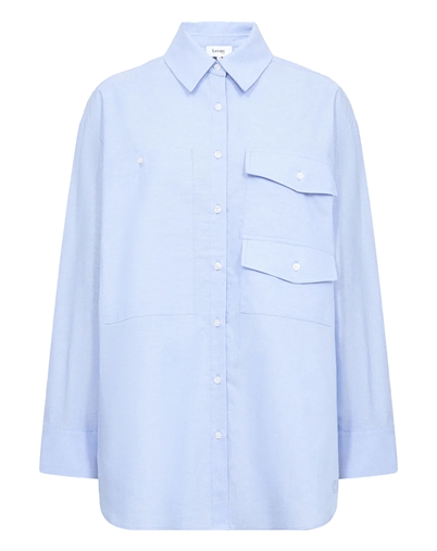 Leveté Room - LR - Sage 2 Skjorte - Sky Blue